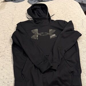 Under Armour Black Sweatshirt with Silver Logo